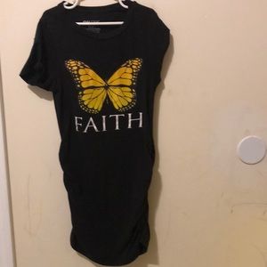 Cute has the word faith on it